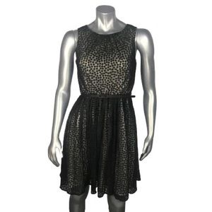 Jessica Howard Evening Sleeveless Polka Dot Size 6